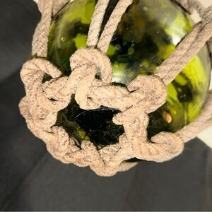 10” Japanese handmade Fishing Float (blown glass)